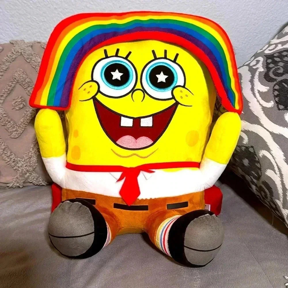 Rainbow sponge Bob Square pants “Imagination” NWT plush toy